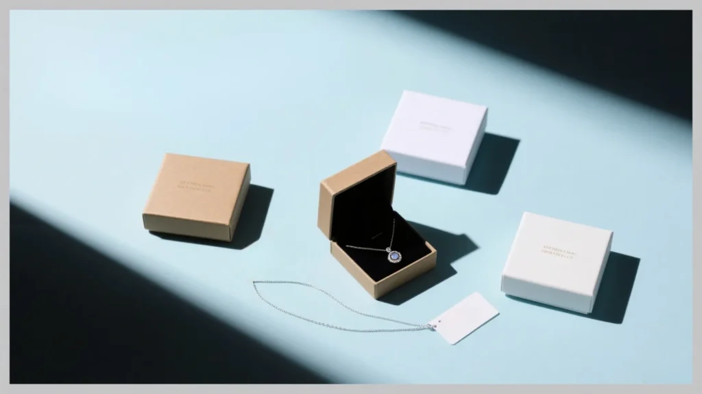 elegant jewelry boxes set display