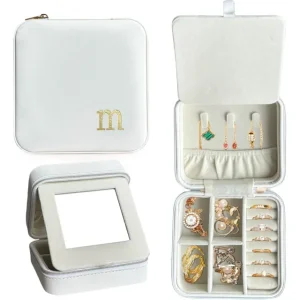 Engraved Travel Jewelry Case: Personalized Elegance Wherever You Go - engraved travel jewelry case