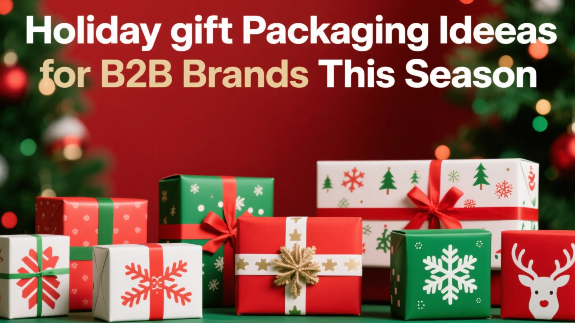 holiday b2b gift packaging ideas