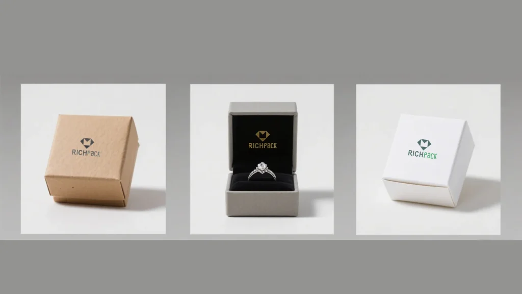 kraft vs greyboard vs white card comparison