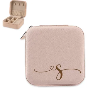 Engraved Travel Jewelry Case: Personalized Elegance Wherever You Go - monogram jewelry box