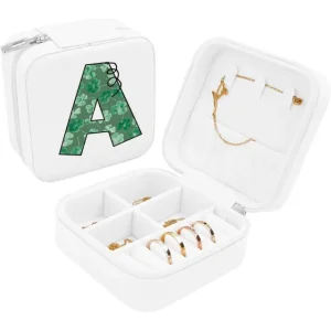 Engraved Travel Jewelry Case: Personalized Elegance Wherever You Go - monogram travel jewelry box 1