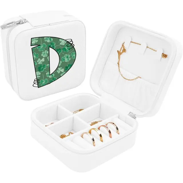Engraved Travel Jewelry Case: Personalized Elegance Wherever You Go - monogram travel jewelry box 4