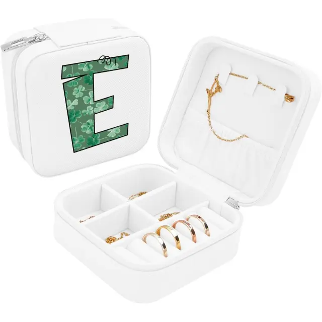 Engraved Travel Jewelry Case: Personalized Elegance Wherever You Go - monogram travel jewelry box 5