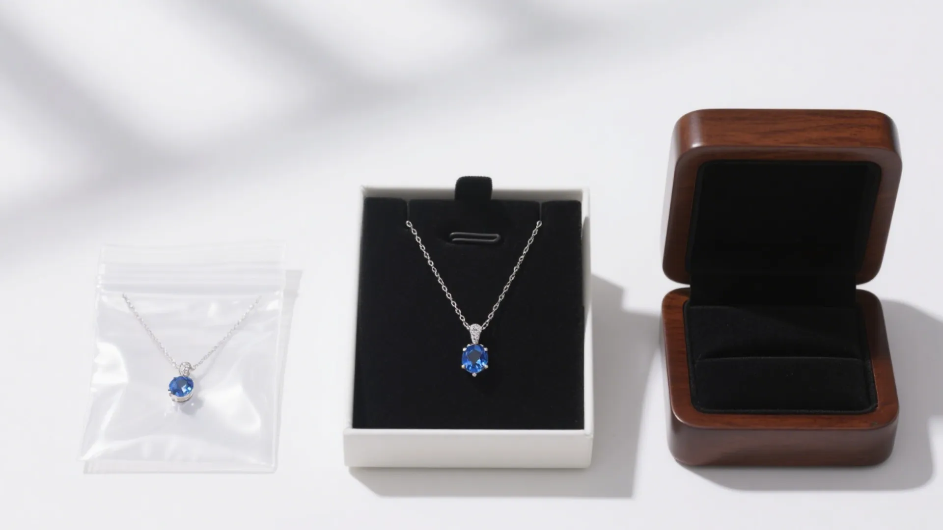 necklace in richpack jewelry box and pouch