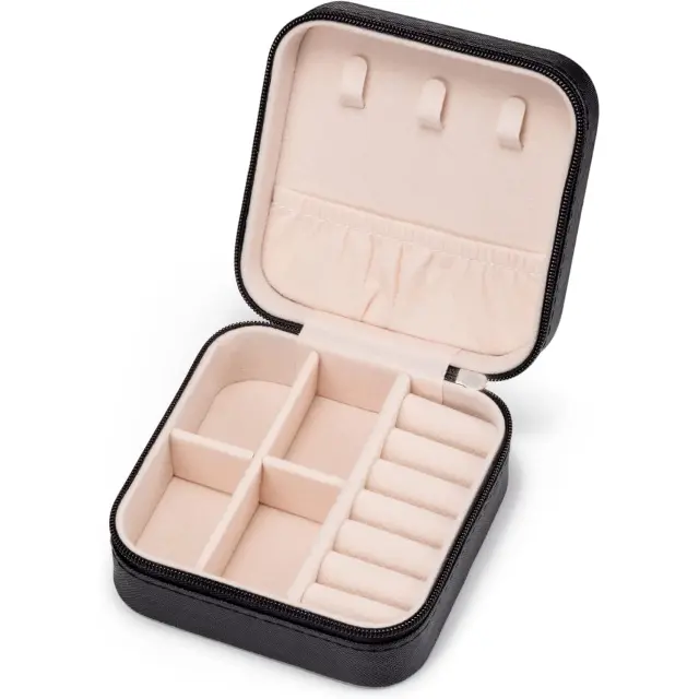 Engraved Travel Jewelry Case: Personalized Elegance Wherever You Go - personalized jewelry box for women 2
