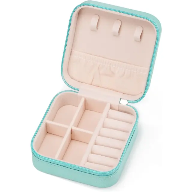 Engraved Travel Jewelry Case: Personalized Elegance Wherever You Go - personalized jewelry box for women 3