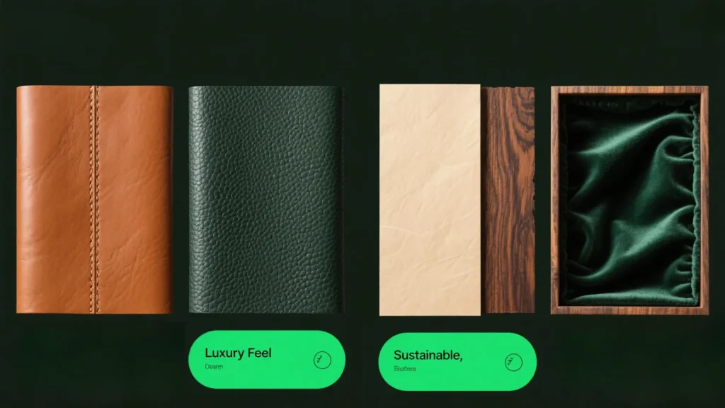 premium jewelry box material collection