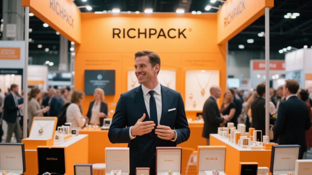 richpack international logistics trade show booth