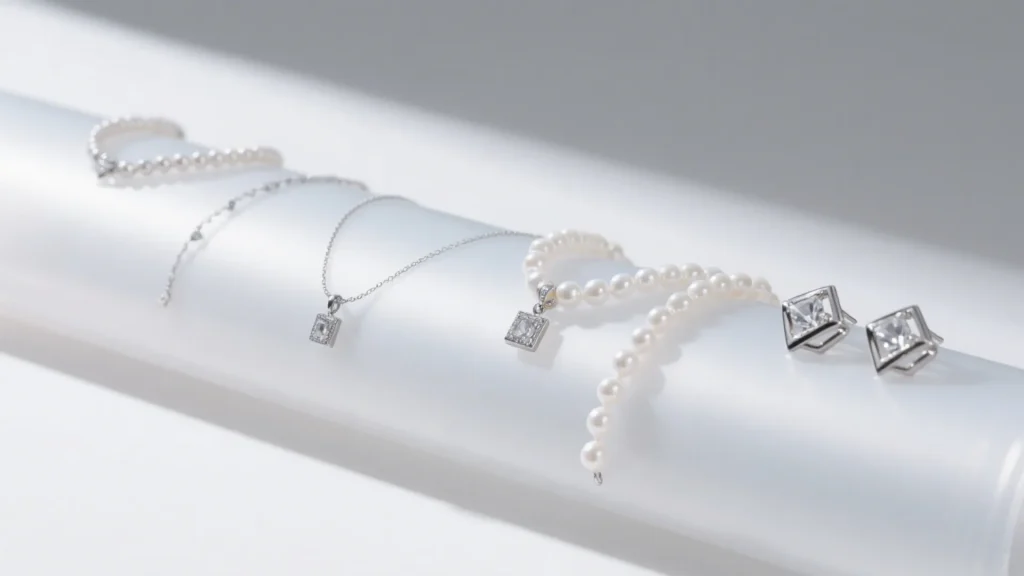 travel jewelry storage plastic wrap