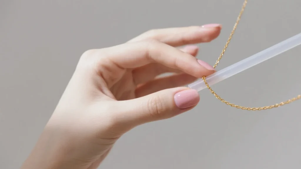 travel jewelry storage straw hack