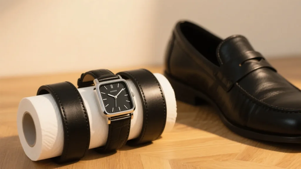 travel jewelry storage toilet paper roll