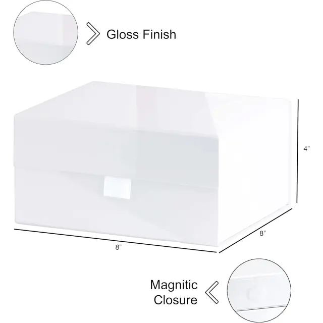 Jewelry Box with Name – Custom White Wooden Jewelry Box | Richpack - white boxes 3