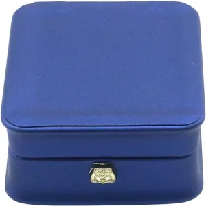 Leather Jewelry Organizer Light Blue | Custom Travel Jewelry Case – Richpack - womens leather jewelry box 4