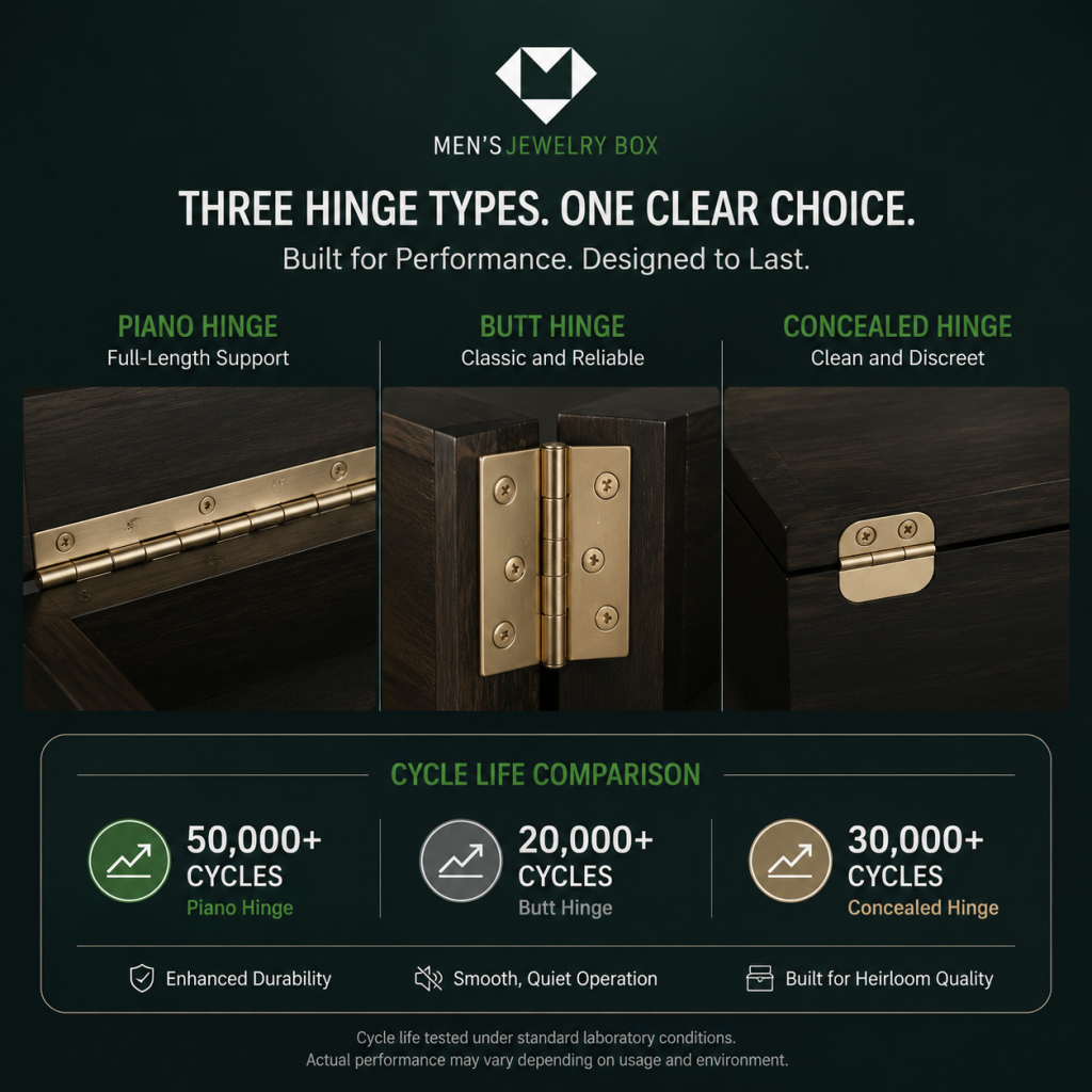 What Is a Men's Jewelry Box Made Of? - Hardware Systems What Holds Everything Together