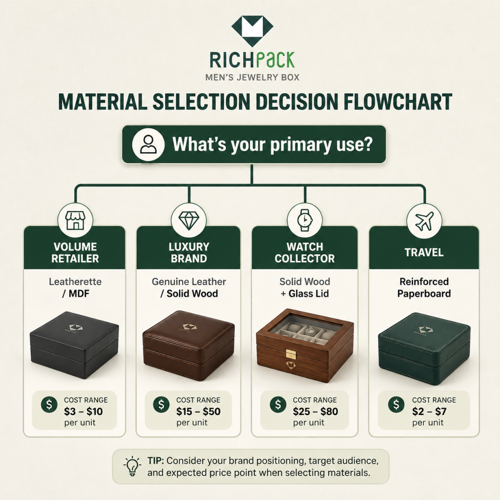 What Is a Men's Jewelry Box Made Of? - How to Choose the Right Materials
