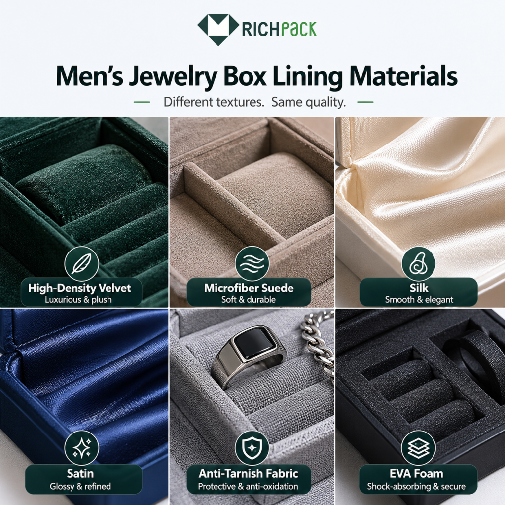 What Is a Men's Jewelry Box Made Of? - Interior Linings That Protect Your Valuables