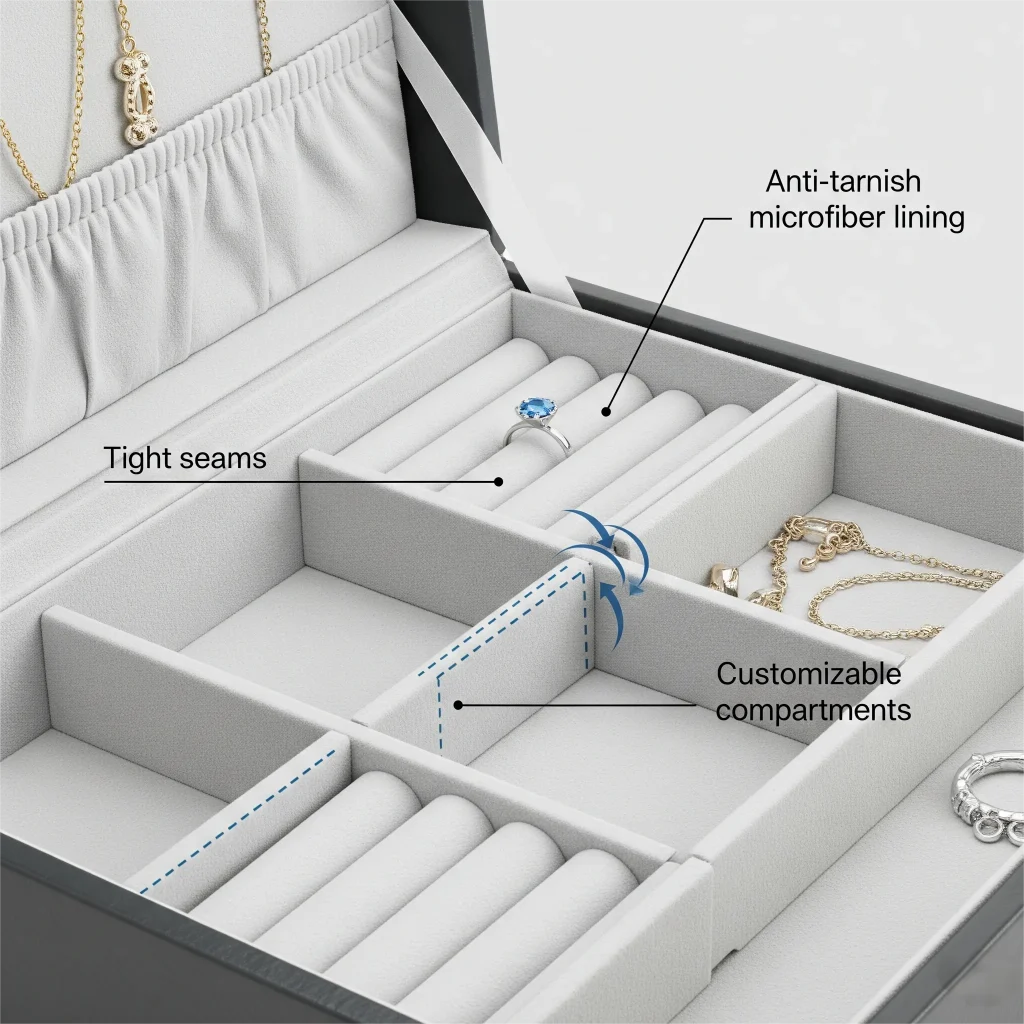 Key Features of an Anti Tarnish Jewelry Box
