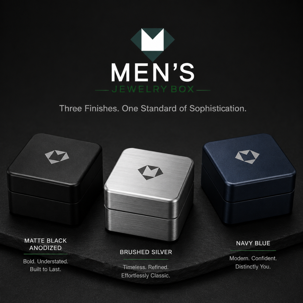 What Is a Men's Jewelry Box Made Of? - Metal and Alloy