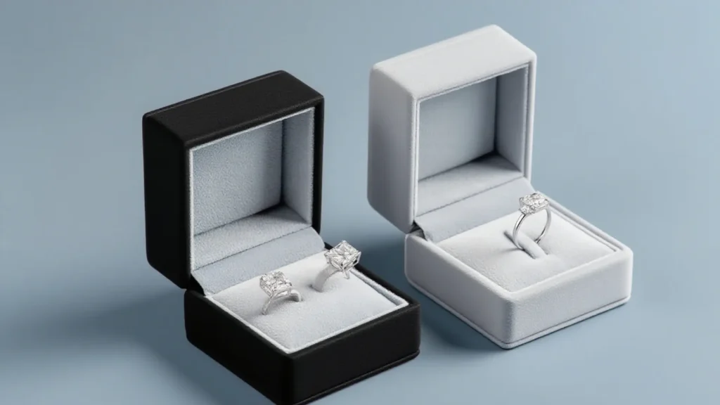 Ring Box with Multiple Slots for Rings