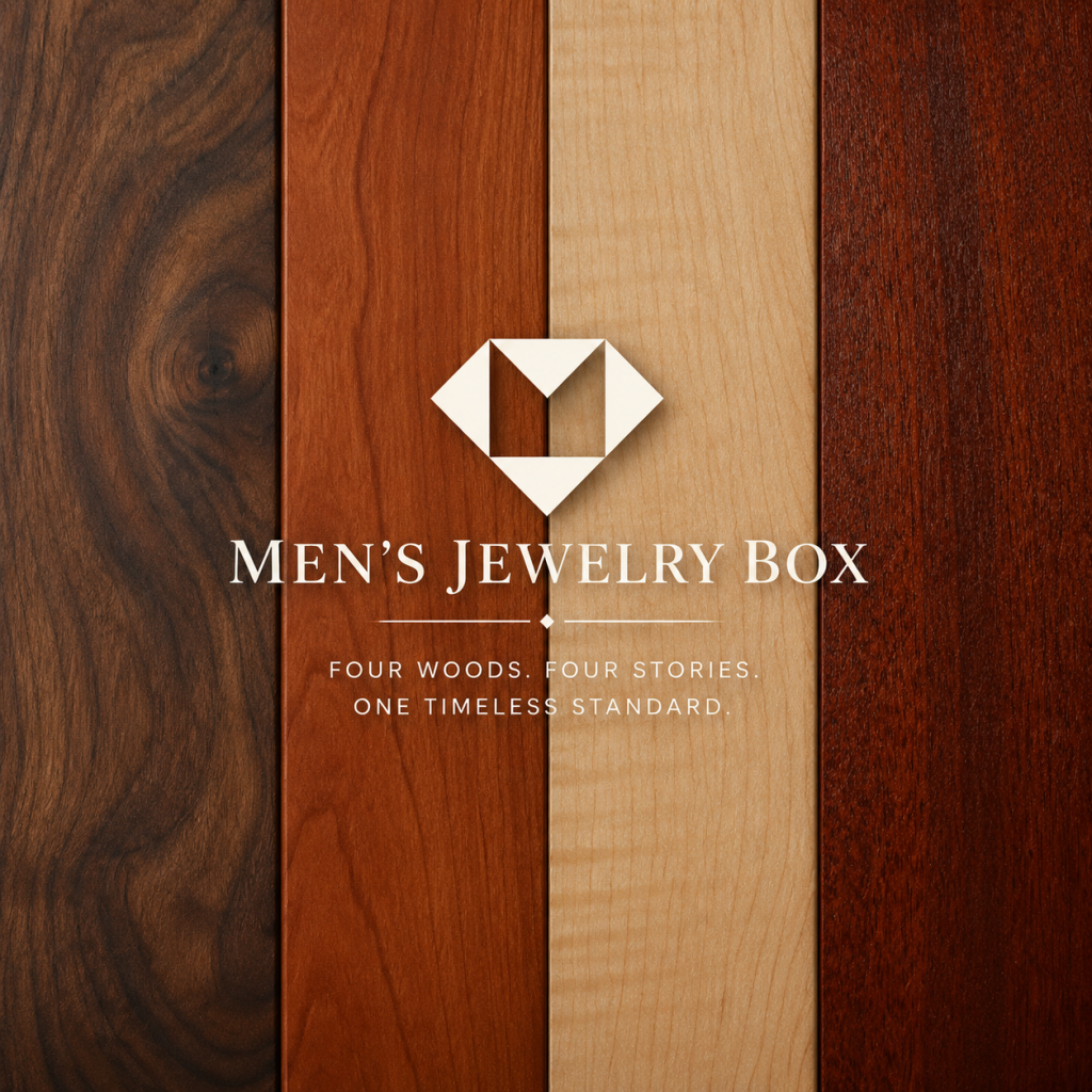 What Is a Men's Jewelry Box Made Of? - Solid Wood.