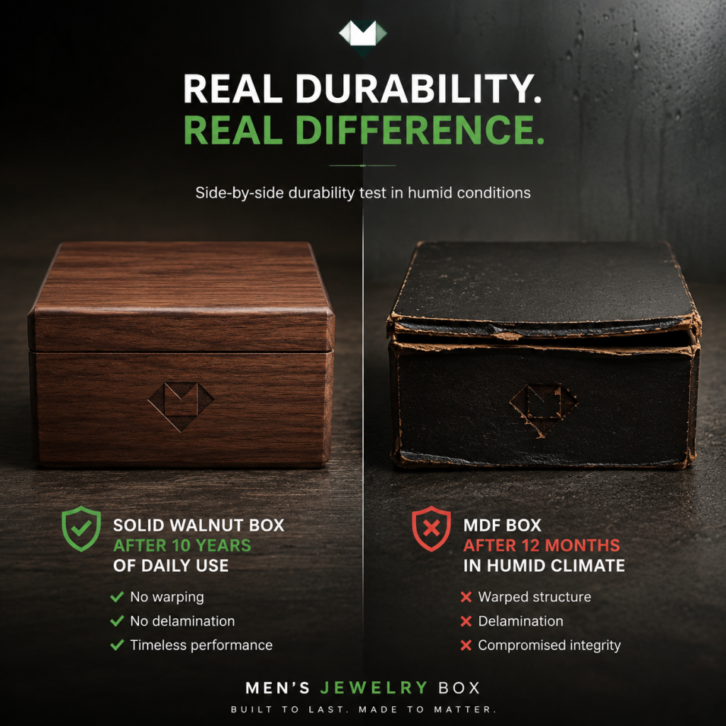 What Is a Men's Jewelry Box Made Of? - Structural Integrity Under Load