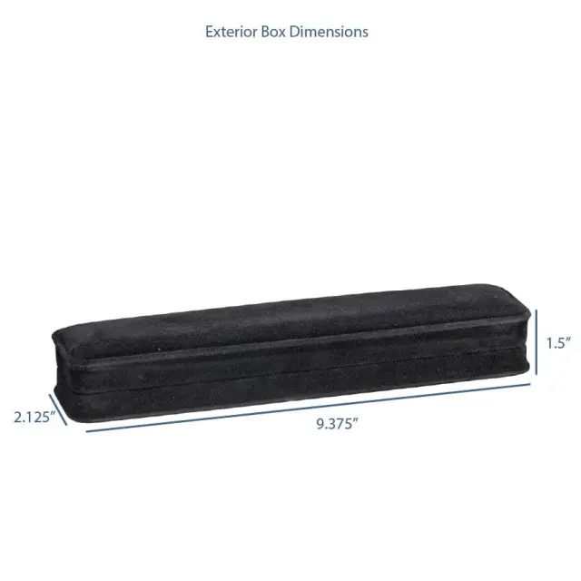 Suede Bracelet Box Black | Custom Jewelry Packaging – Richpack - Suede Bracelet Box 5