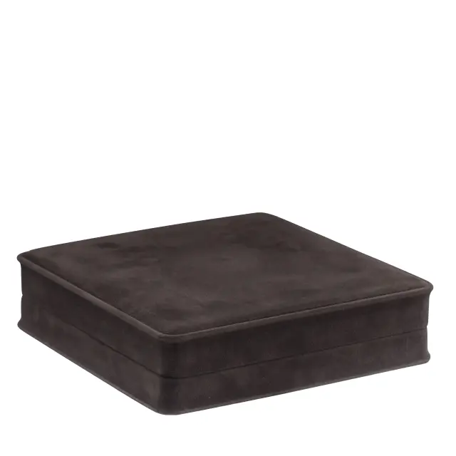 Suede Necklace Box Brown | Custom Jewelry Packaging – Richpack - Suede Necklace Box 3