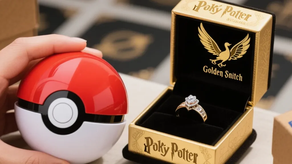 Guide to Engagement Ring Box Ideas: 20 Styles to Make Your Proposal Unforgettable - The Poké Ball Box