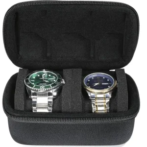 შავი ფერის ყუთი საათების შესანახად – Richpack-ის ლუქს-შეფუთვა - ყუთი საათების შესანახად 2