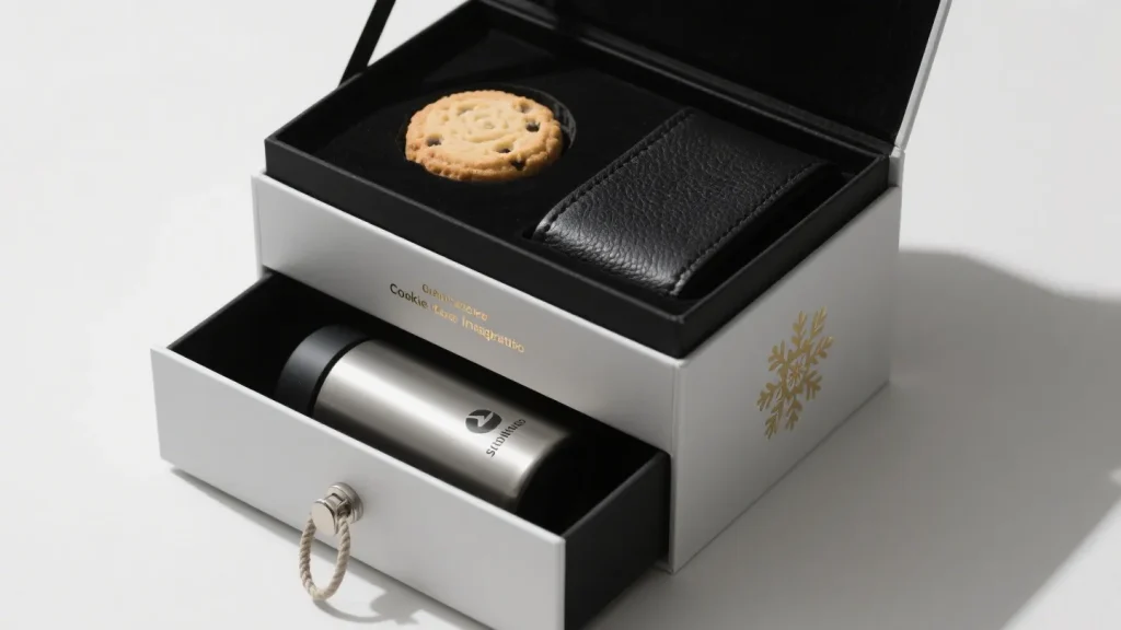 glossy finish cookie paper gift box packaging