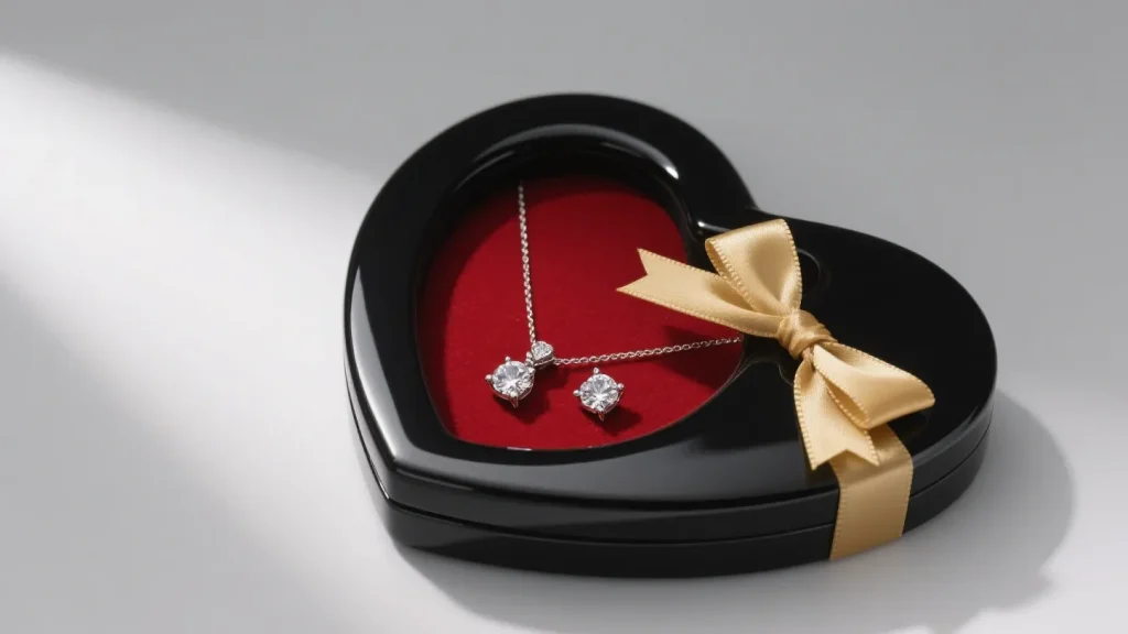heart box for fine jewelry display
