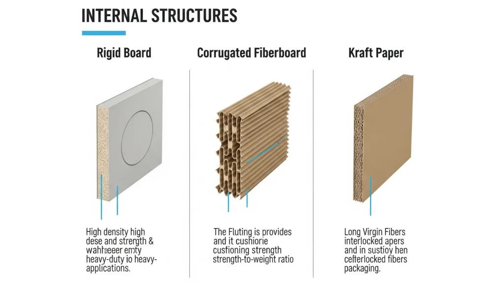 jewelry box material structure infographic