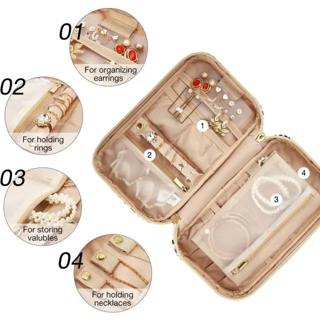 Box for Storing Watches Black – Luxury Packaging by Richpack - jewelry organizer travel bags 2