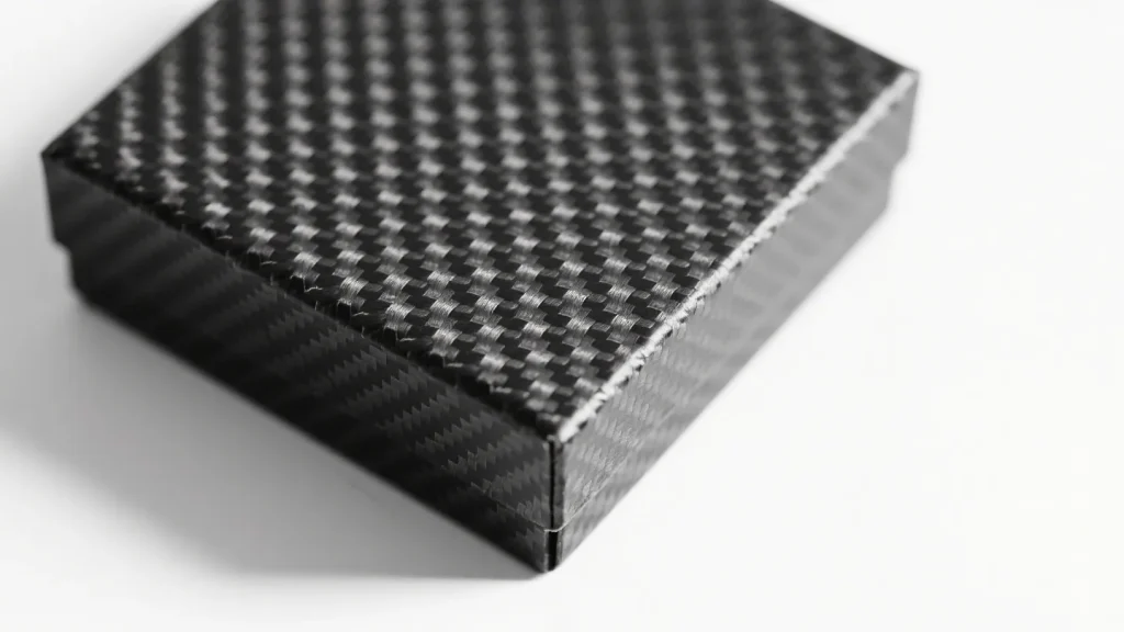 men jewelry box carbon fiber pattern