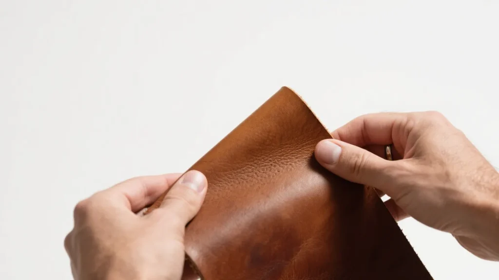 men jewelry box leather folding demonstration