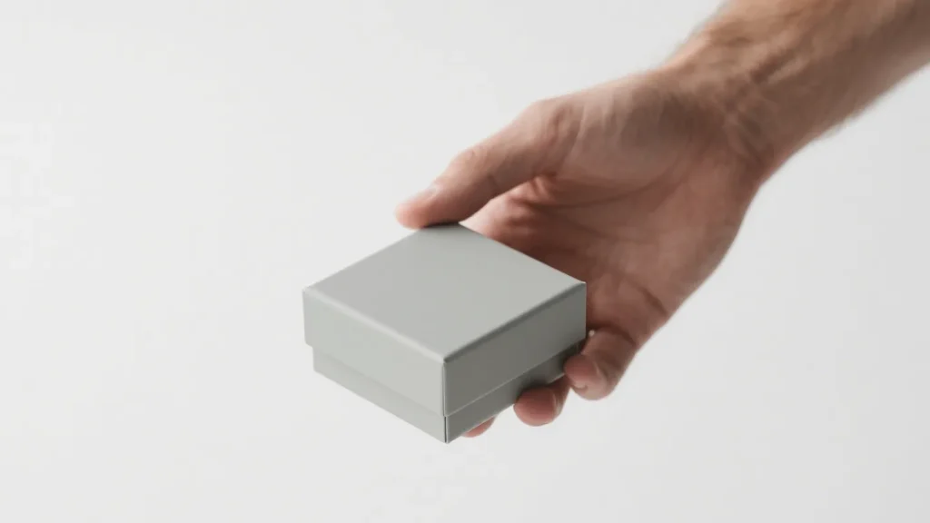 men jewelry box mini metal gift case