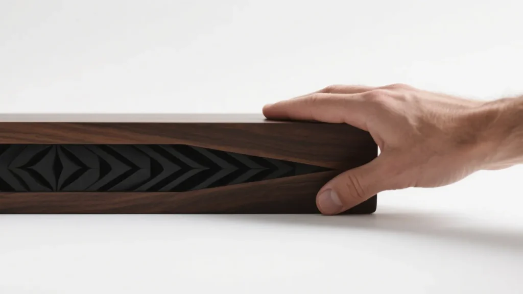 men jewelry box wooden engraved drawer