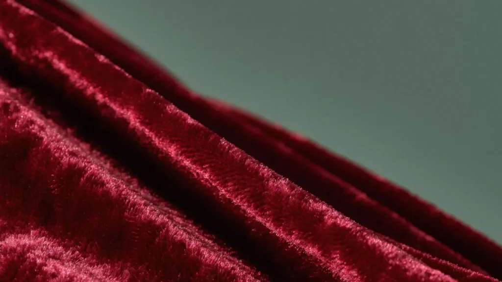 red velvet fabric texture