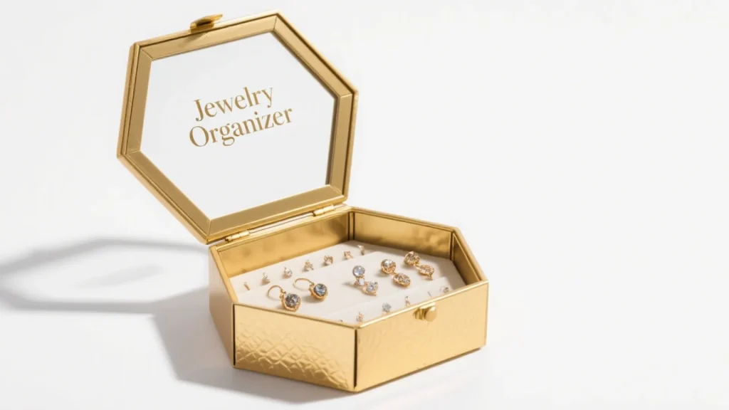 richpack gold hex jewelry women box