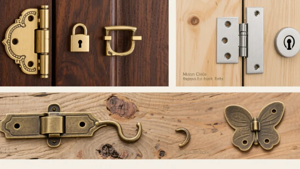 richpack jewelry box hinge luxury gold