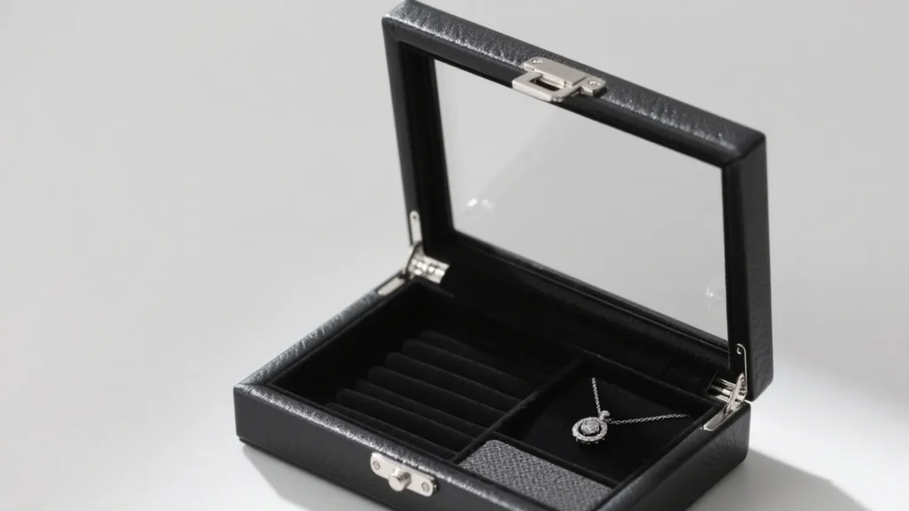 richpack jewelry box hinge matte black