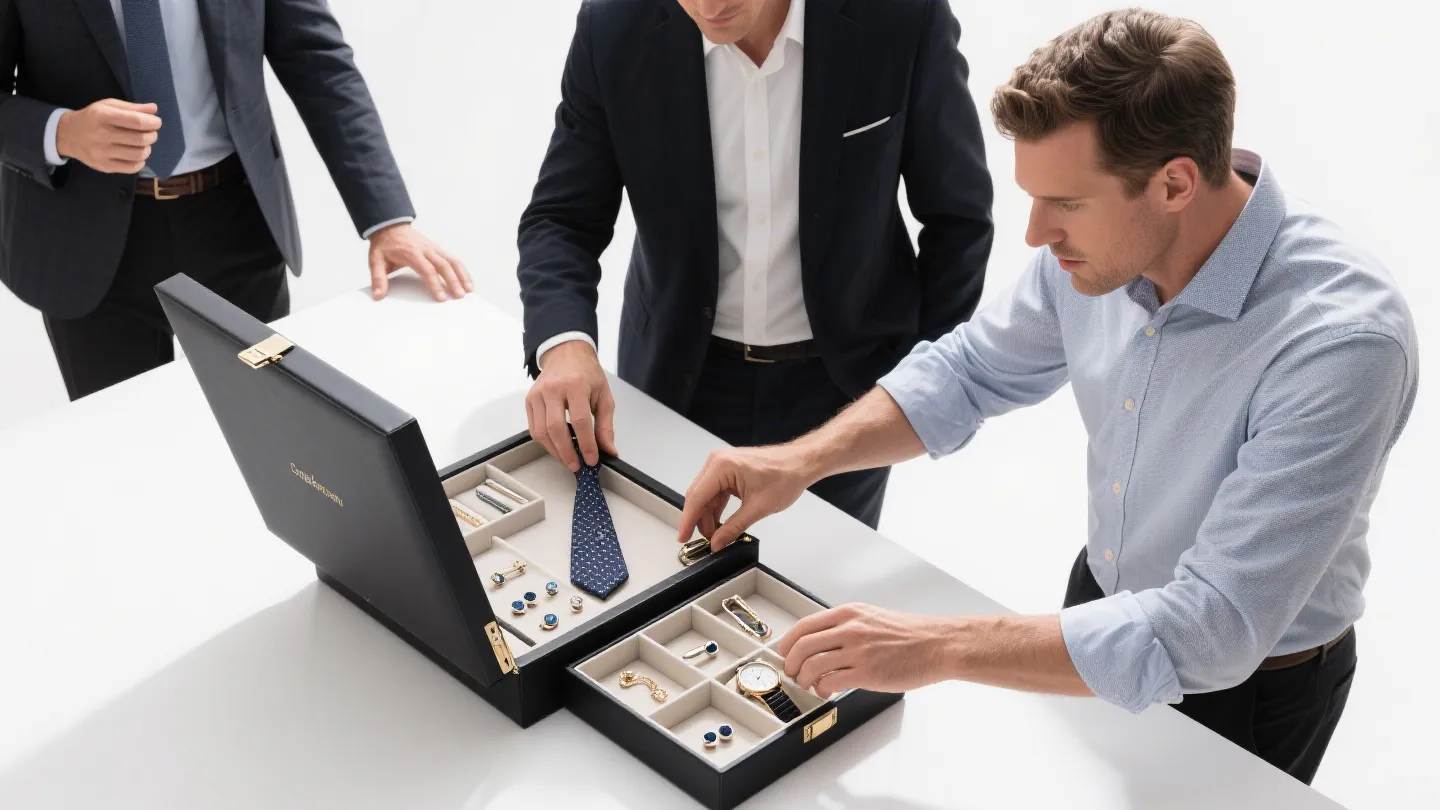 richpck team with large jewelry case