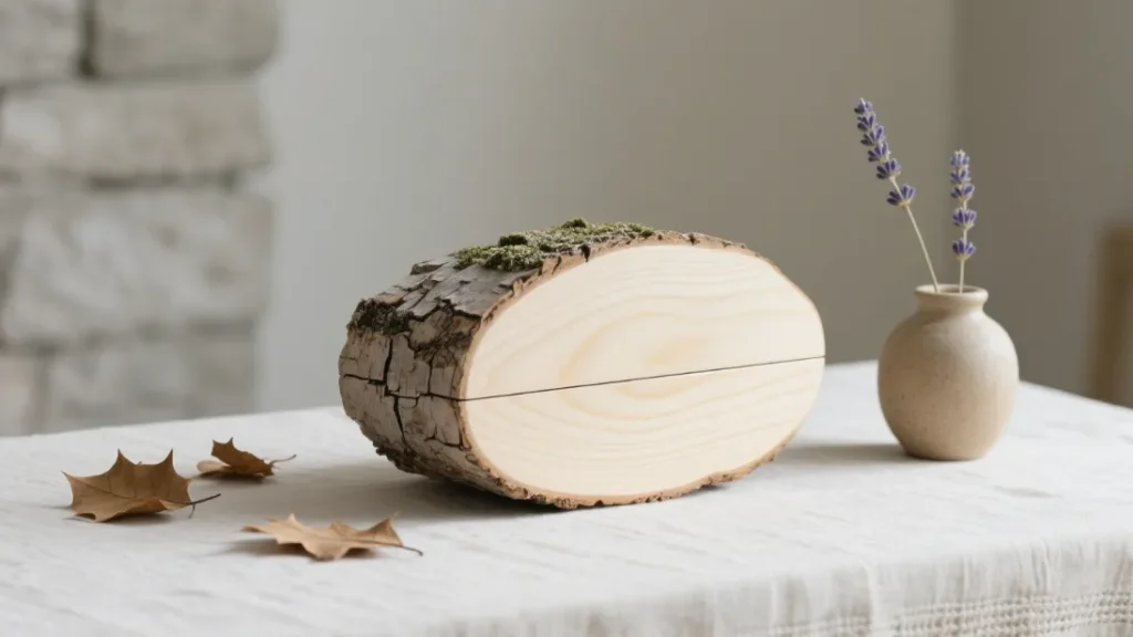 rustic wooden jewelry box decor objects