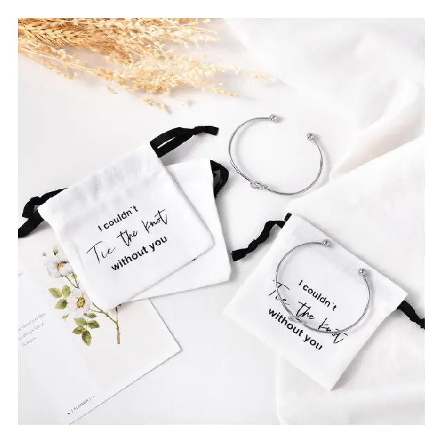 Small Jewellery Gift Bags | Orange Polyester Transitional Packaging – Richpack - small bracelet bags 4