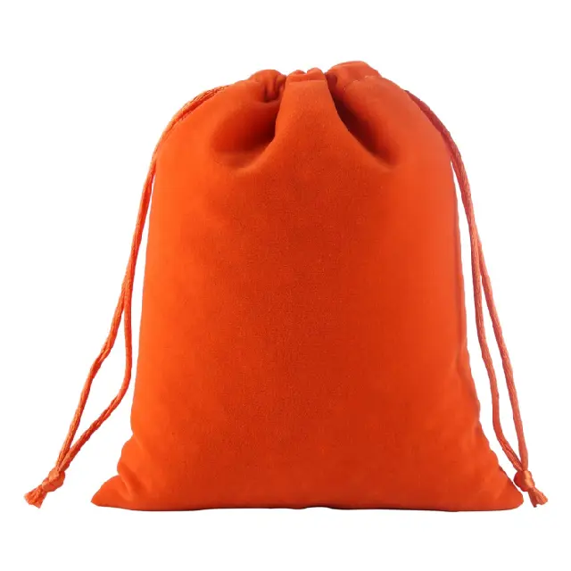 Small Jewellery Gift Bags | Orange Polyester Transitional Packaging – Richpack - small jewellery gift bags