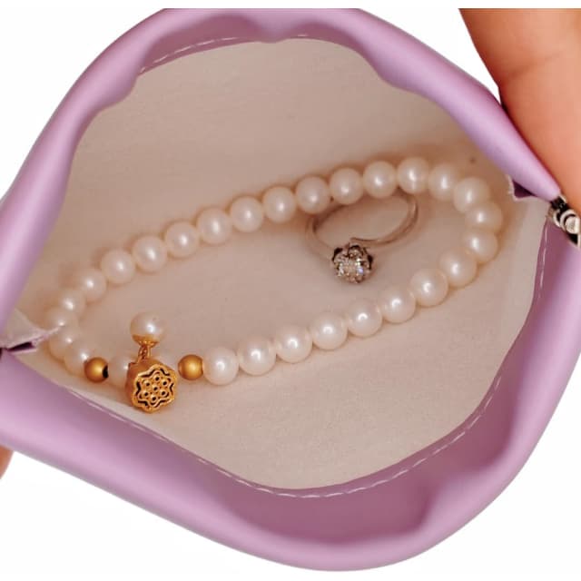 Small Jewelry Pouch Purple PU | Custom Jewelry Packaging – Richpack - small jewelry pouch 3