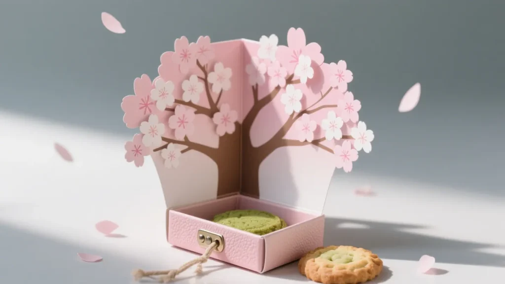 wedding cookie paper gift box packaging