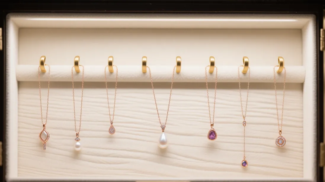 wooden box earring organizer stand