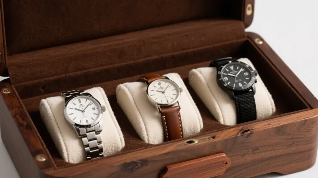 wooden box watch collection box